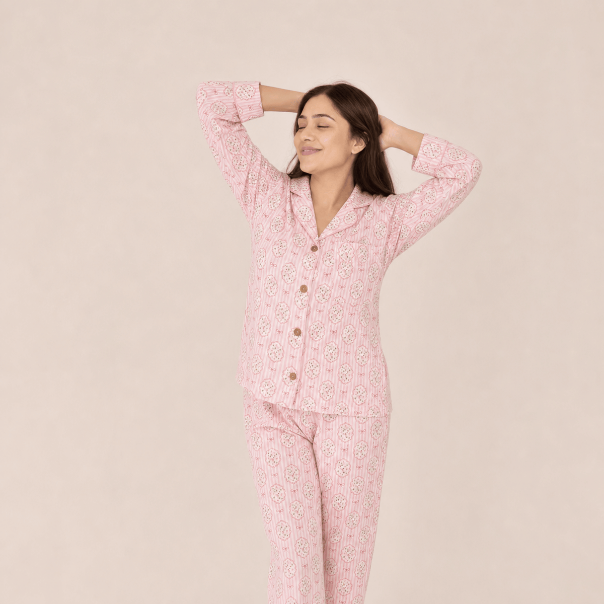 Blossom Tales Adult Pajama Set