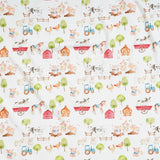 Farm Buddies Bamboo Baby Boy Hooded Towel