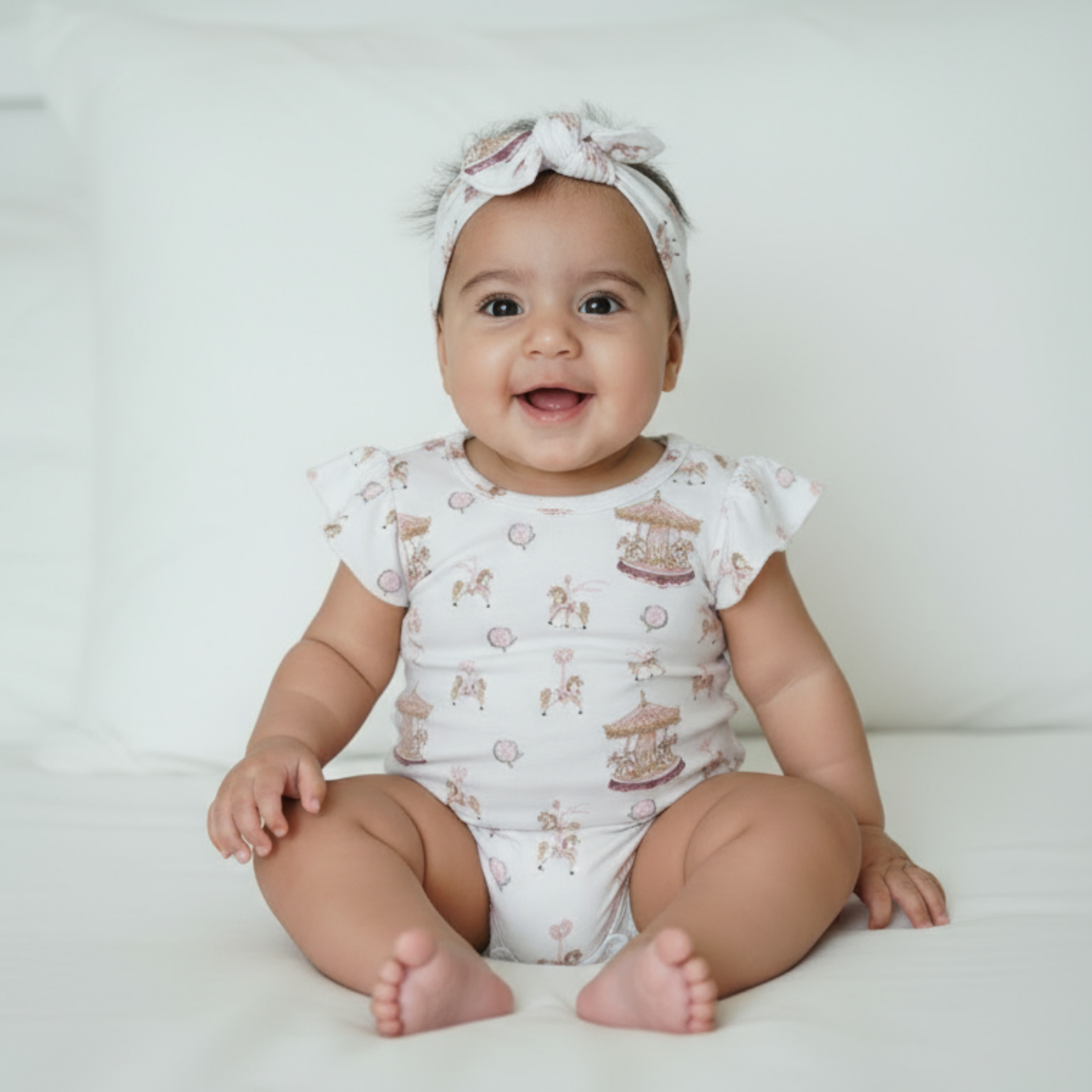 Carousel Rose Onesie