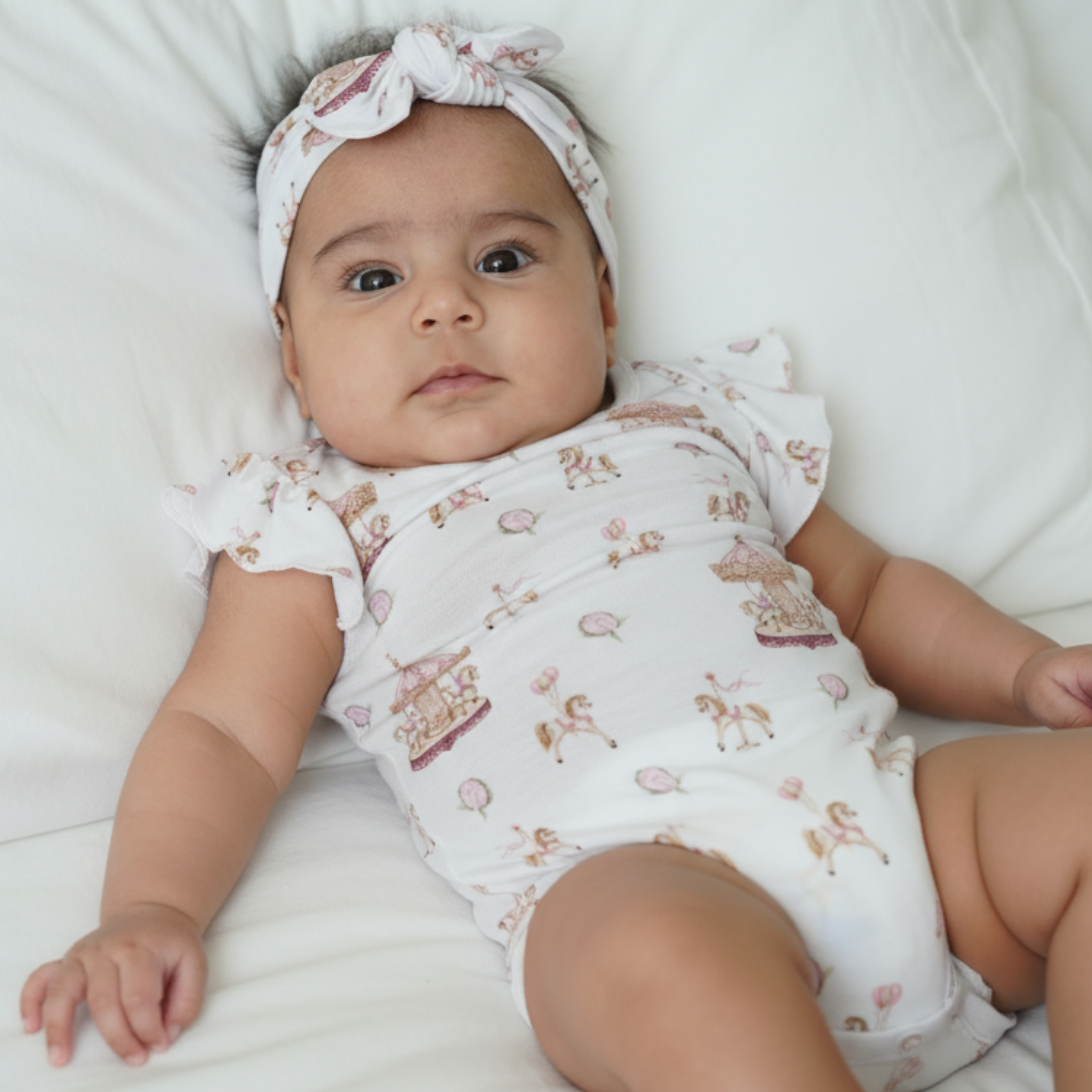 Carousel Rose Onesie