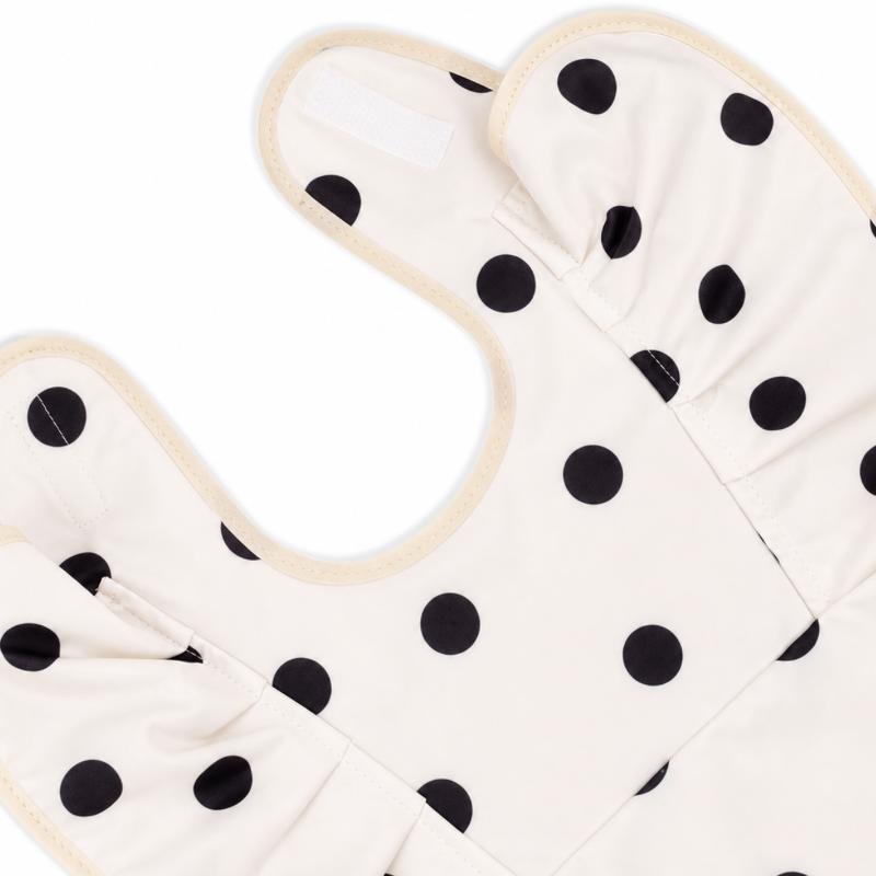 Polka Dot Waterproof Feeding Bib