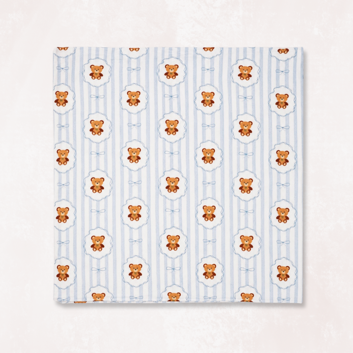 Teddy Tales Swaddle and Beanie Set