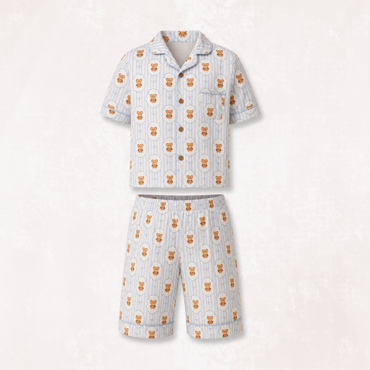 Teddy Tales Half Pajama Set
