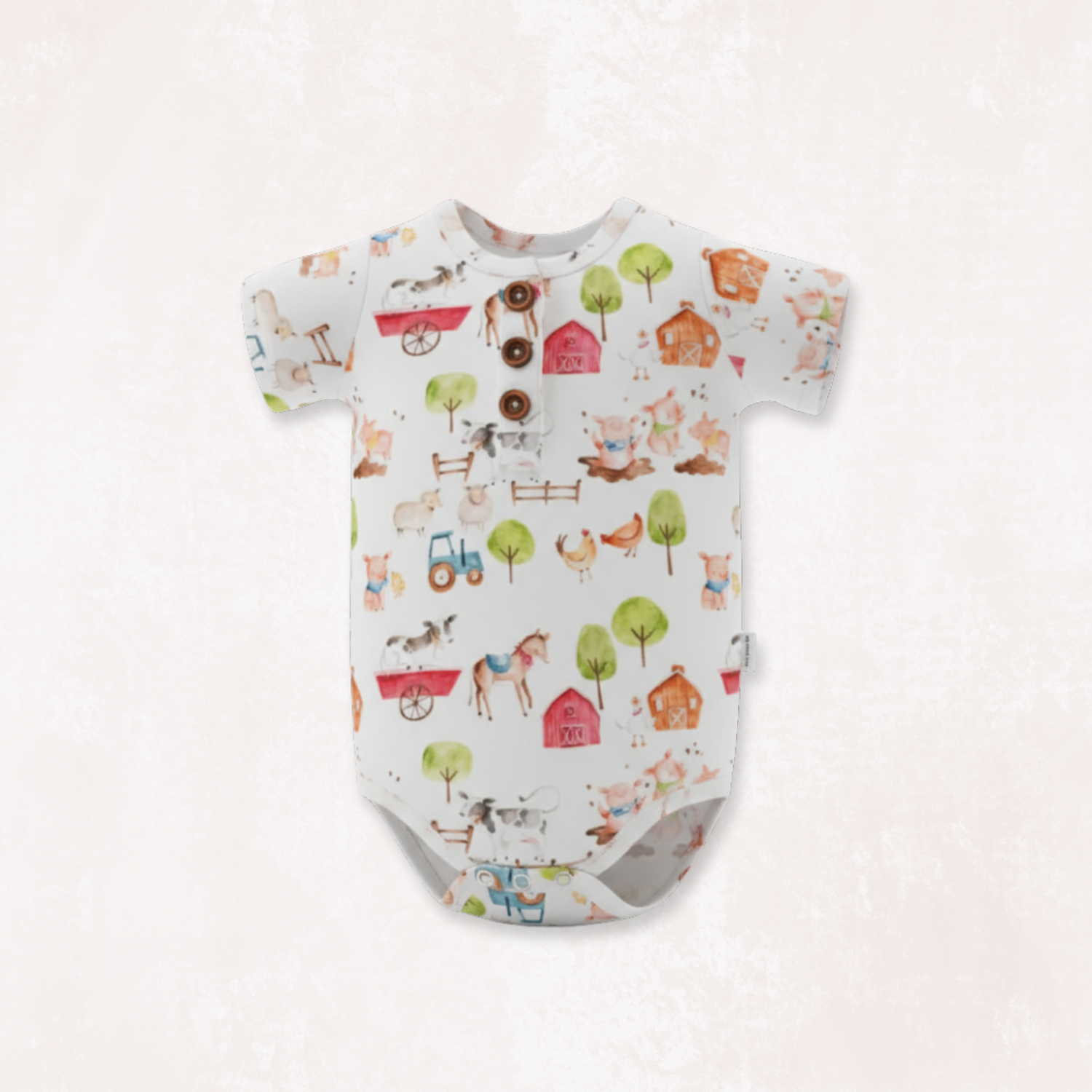 Farm Buddies Newborn Onesie