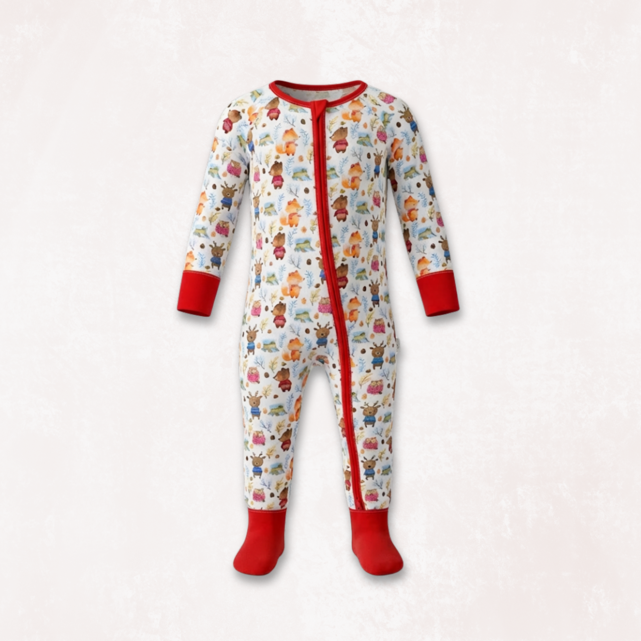 Nordicwild Long Sleeves Zipper Rompers For Baby