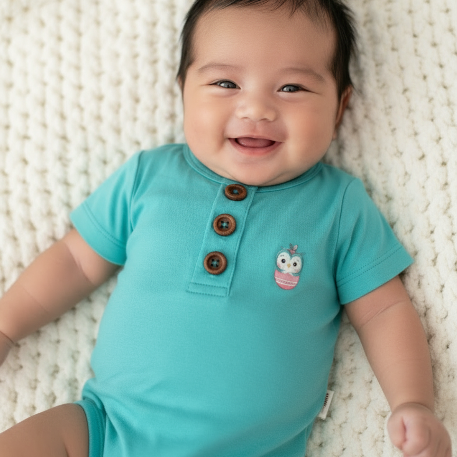 Signature Bodysuit/Onesie (Aqua Blue)