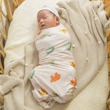 Dino Dreams Swaddle and Hat Set