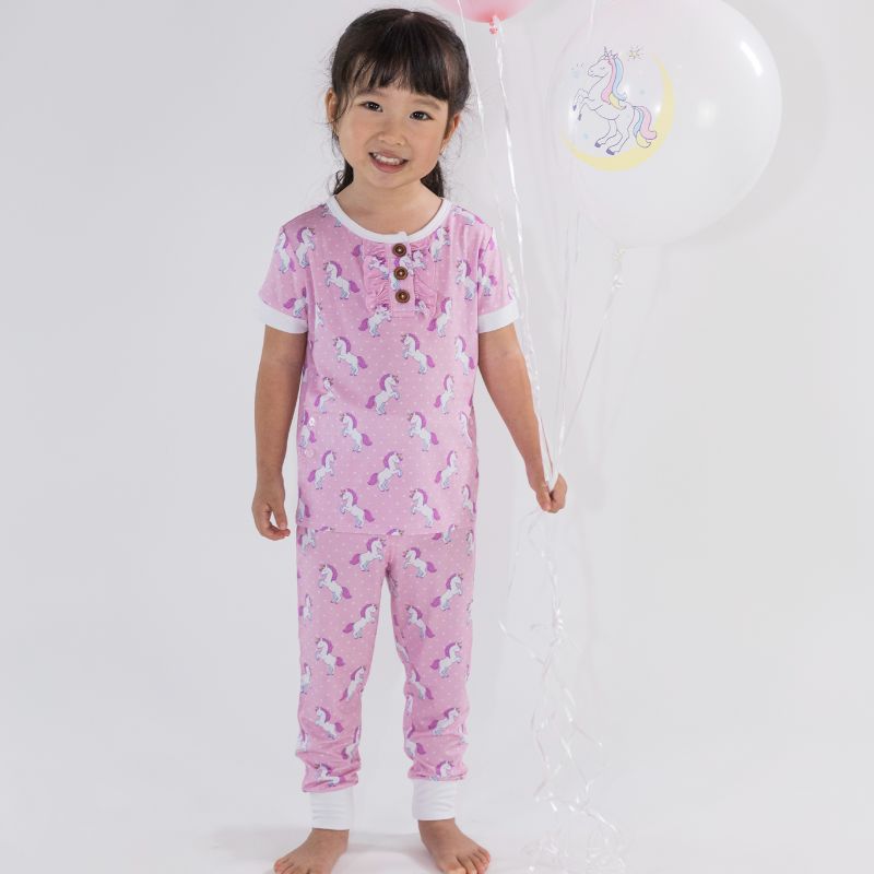 Unicorn Wonderland Cloud Blanket and Pajama Set Combo