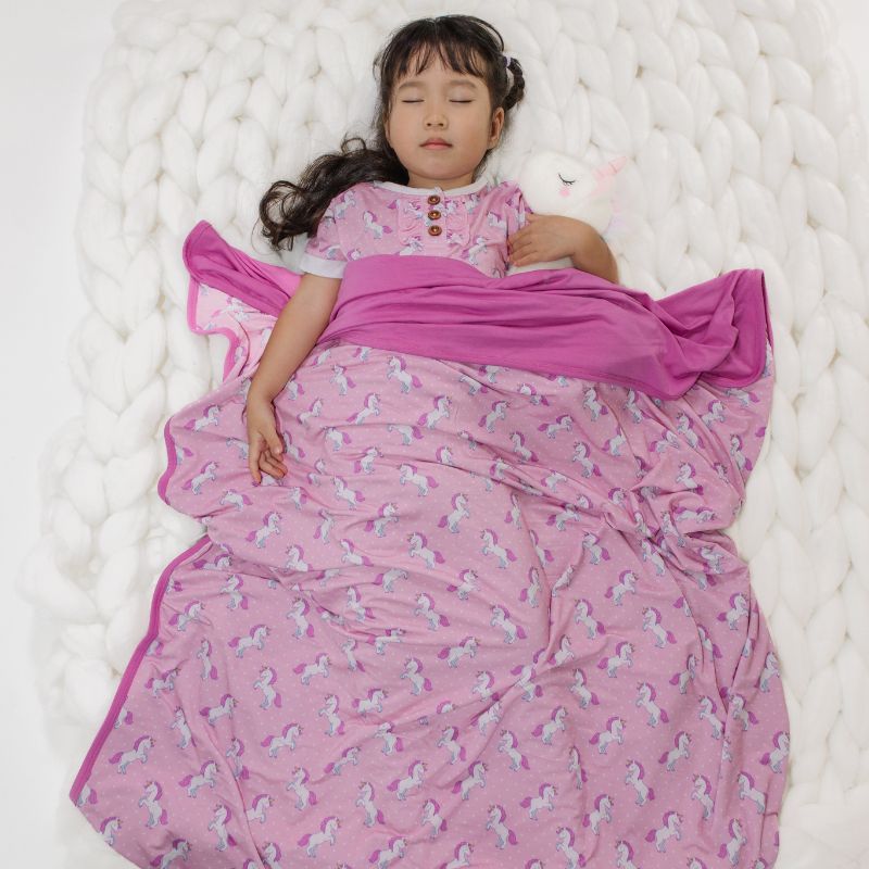 Unicorn Wonderland Cloud Blanket and Pajama Set Combo