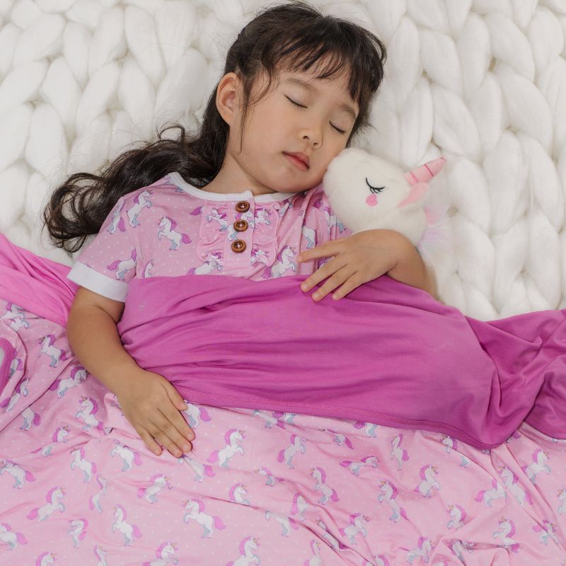 Unicorn Wonderland Cloud Blanket and Pajama Set Combo