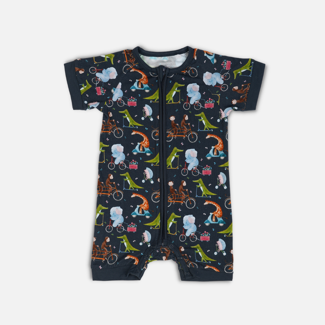 Cycle Safari & Rocketship Half Sleeves Zipper Gift Set