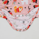 Puppy Love Pink Bodysuit Twirl Baby Girl Dress