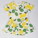 Lemon Angel Bodysuit Twirl Baby Girl Dress