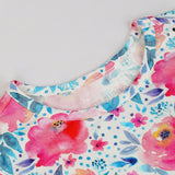 Pink Rose Bodysuit Twirl Baby Girl Dress