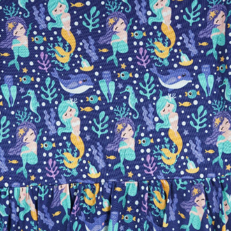 Mermaid Dreams Bodysuit Twirl Baby Girl Dress