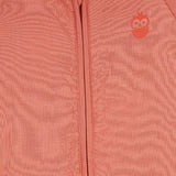 Copper Kiss Half Sleeves Zipper Romper For Baby