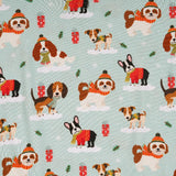 Puppy Love Blue Kids Pyjama Set