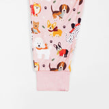 Puppy Love Pink Kids Pyjama Set