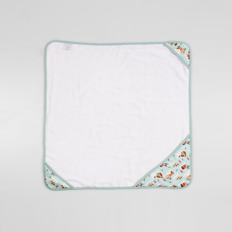 Puppy Love Blue Bamboo Baby Boy Hooded Towel