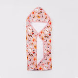 Puppy Love Pink Bamboo Hooded Baby Girl Towel