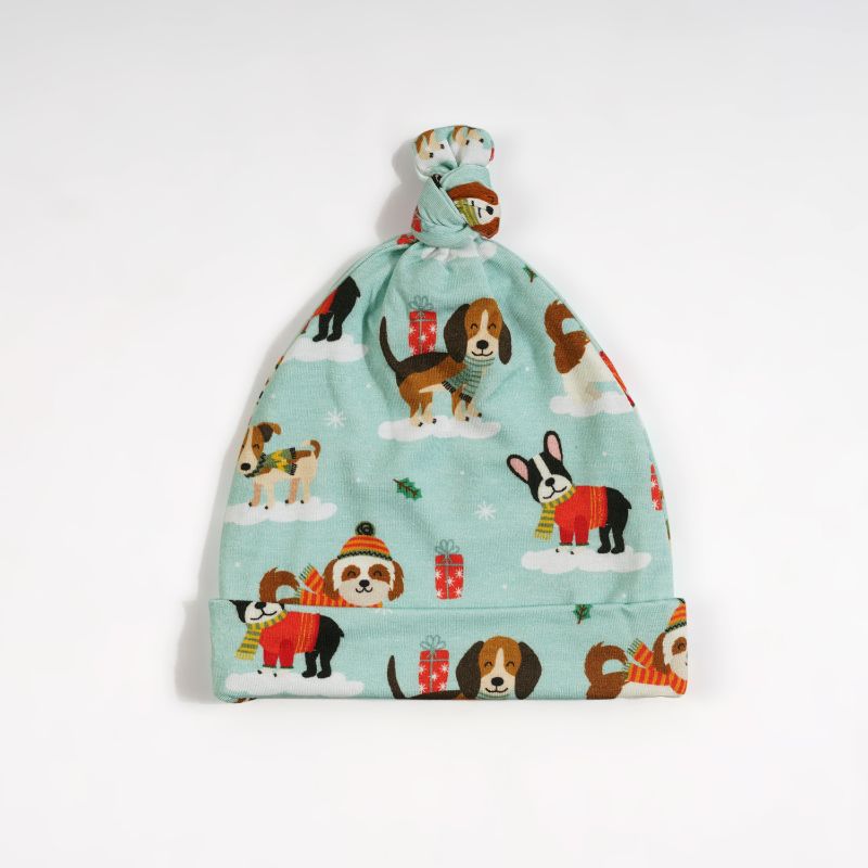 Puppy Love Blue Baby Boy Hat Beanie