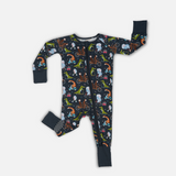 Cycle Safari Long Sleeves Zipper Romper For Baby