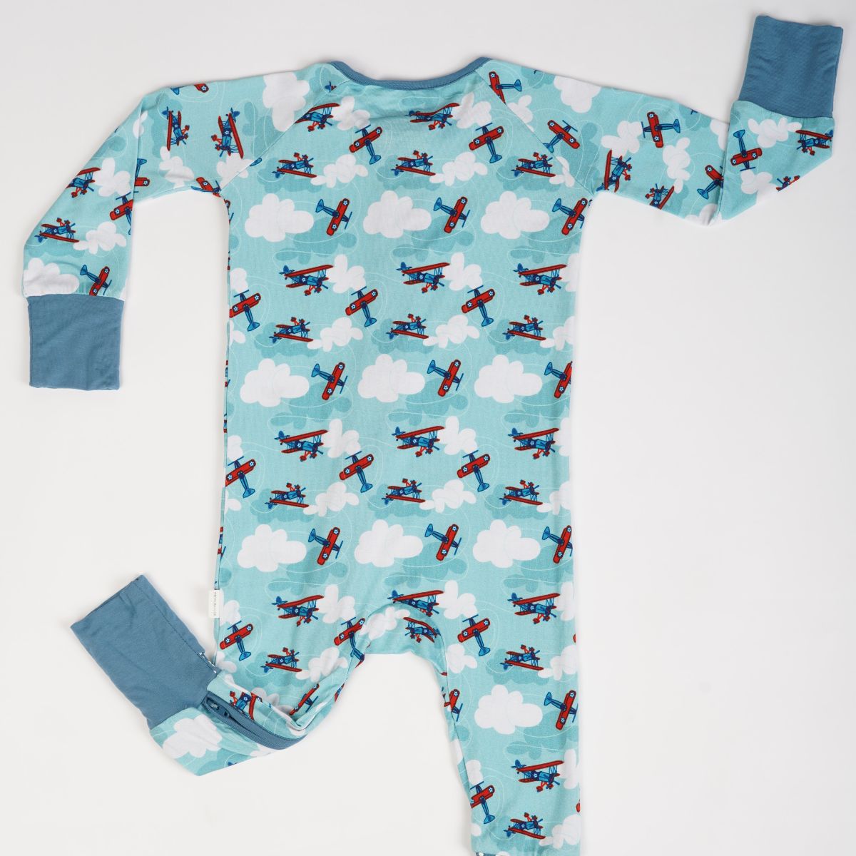 Jet Set Go Long Sleeves Zipper Romper For Baby