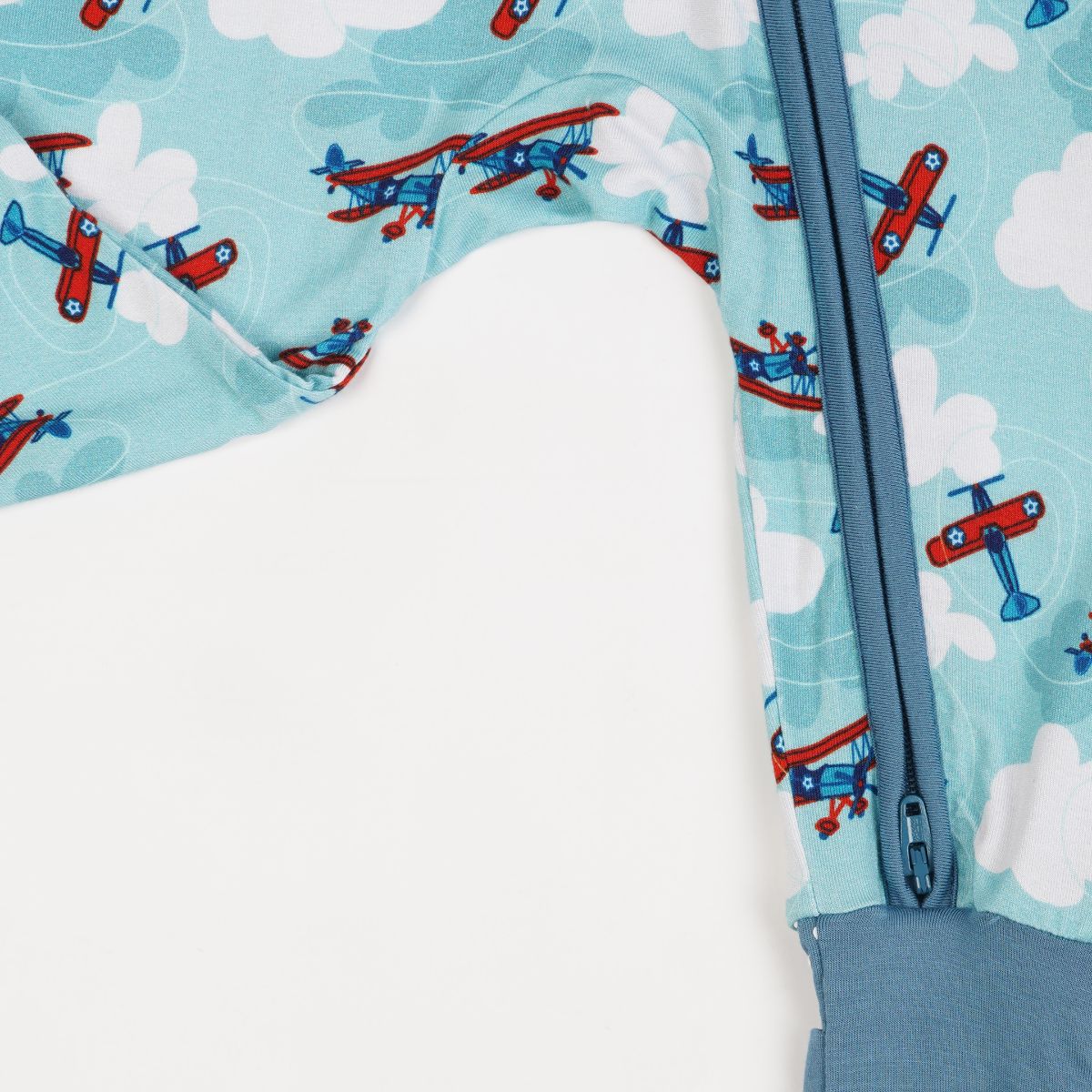 Jet Set Go Long Sleeves Zipper Romper For Baby