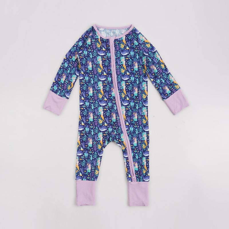 Mermaid Dreams & Lilac Blossom Long Sleeves Zipper Gift Set