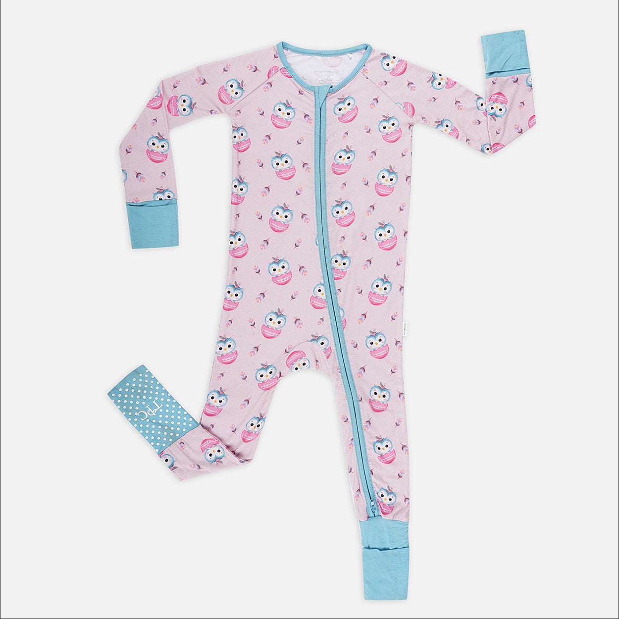 Owlster Long Sleeves Zipper Romper For Baby