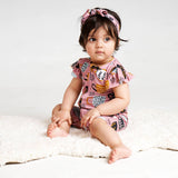 Cocolove Half Sleeves Zipper Romper For Baby