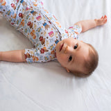Nordicwild Half Sleeves Zipper Romper For Baby