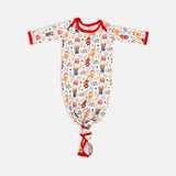 Nordicwild Newborn Baby Toffee Knot Gown  Bodysuit