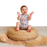 Nordicwild Half Sleeves Zipper Romper For Baby