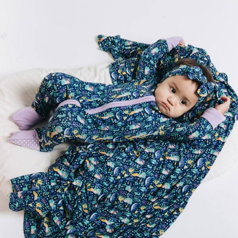 Mermaid Dreams & Lilac Blossom Long Sleeves Zipper Gift Set