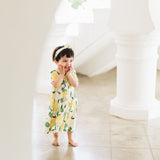 Lemon Angel Bodysuit Twirl Baby Girl Dress