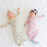 Monkute Newborn Baby Toffee Knot Gown Bodysuit