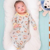 Monkute Newborn Baby Toffee Knot Gown Bodysuit