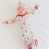 Nordicwild Newborn Baby Toffee Knot Gown Bodysuit