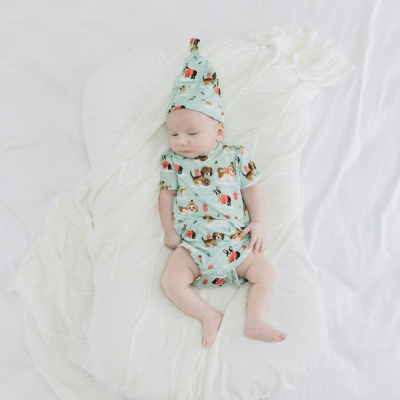 Puppy Love Blue Baby Boy Hat Beanie