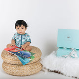 Jet Set Go Half Sleeves Zipper Romper For Baby