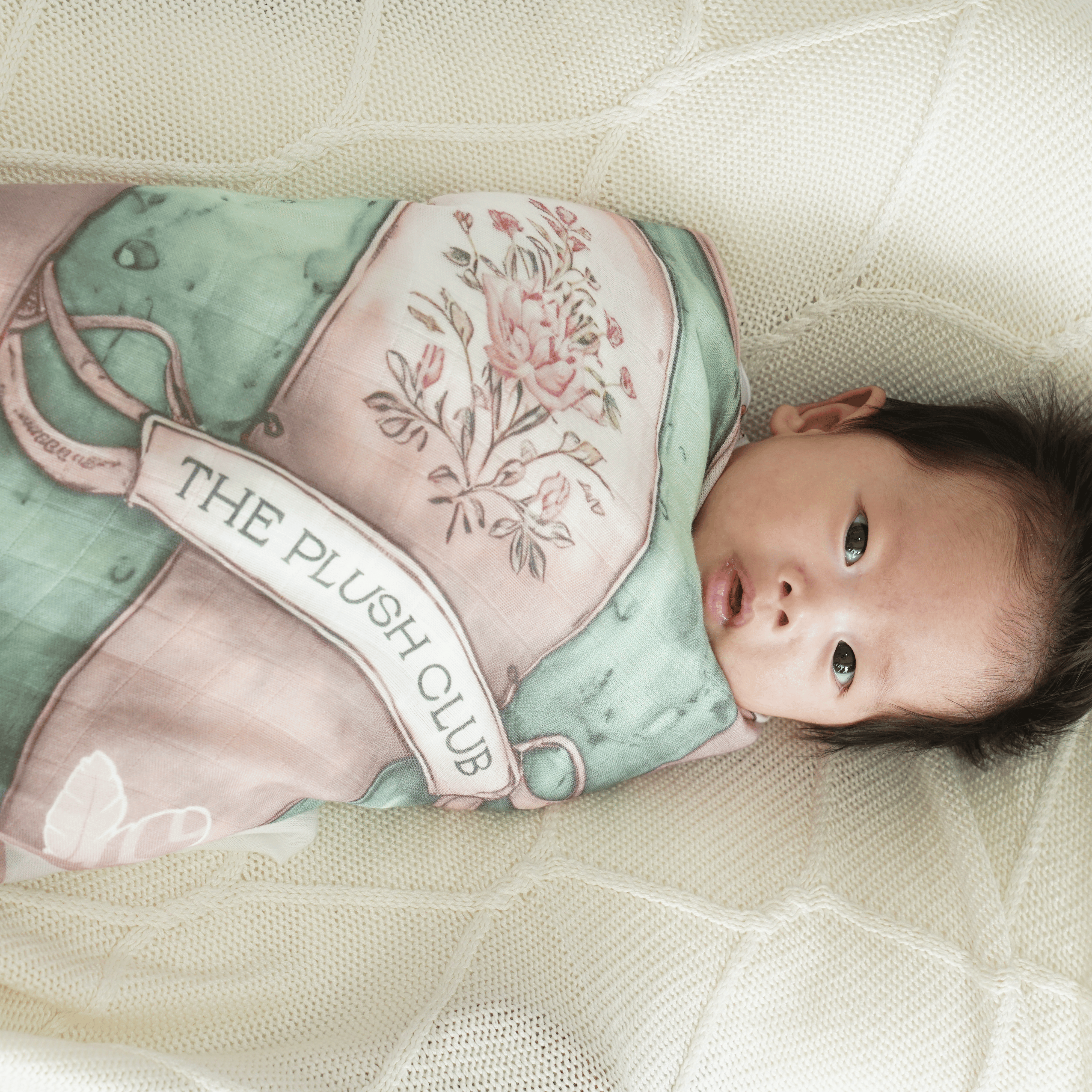 Owl Voyage Swaadle, Bib and Pillow Combo