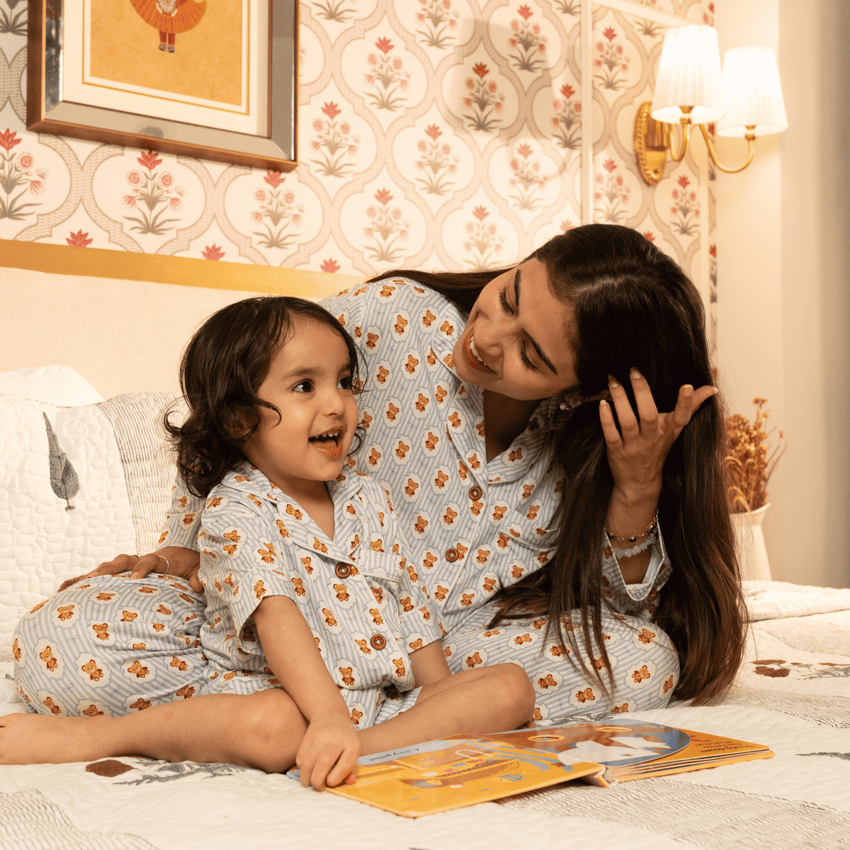 Teddy Tales Half Pajama Set