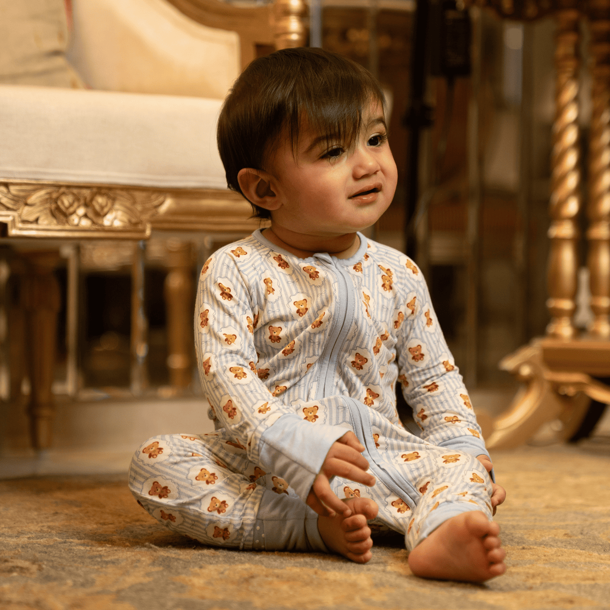 Teddy Tales  Long Sleeves Zipper