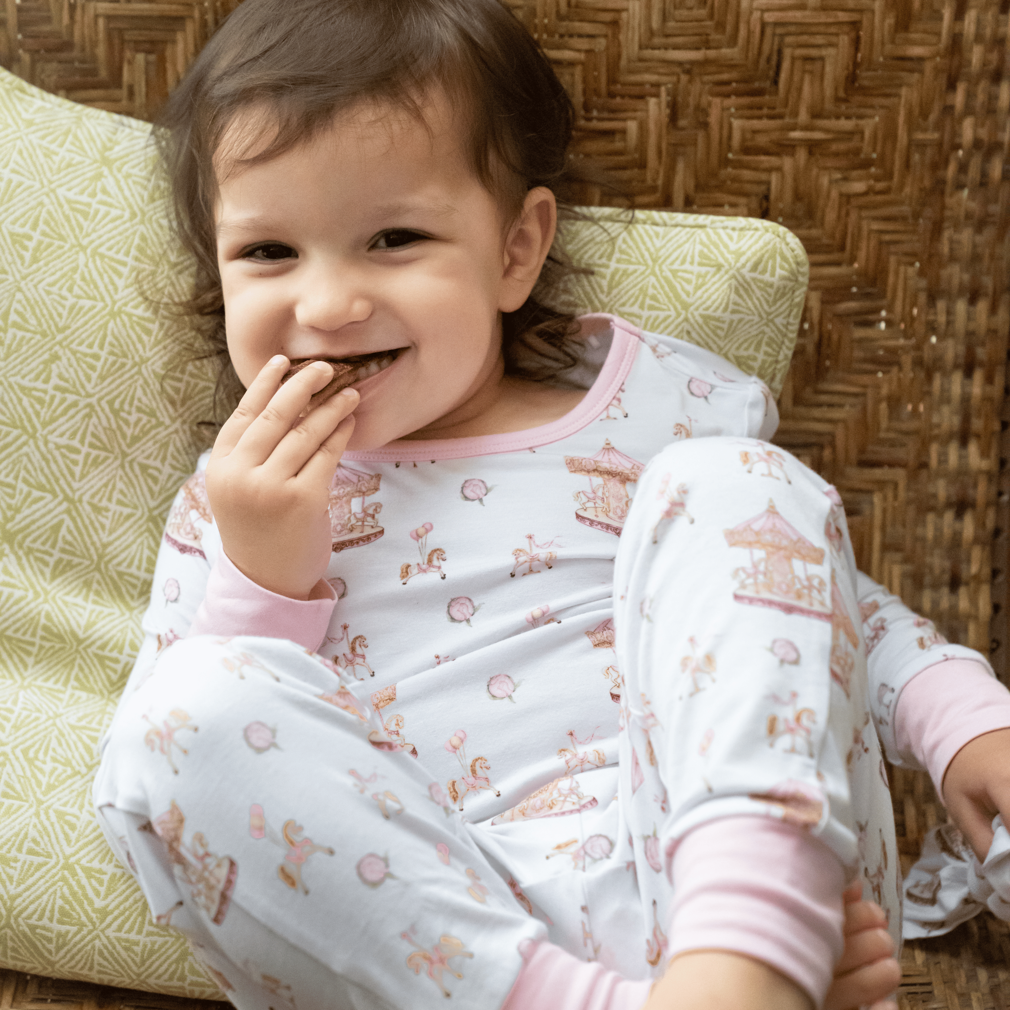 Carousel Rose Pajama Set