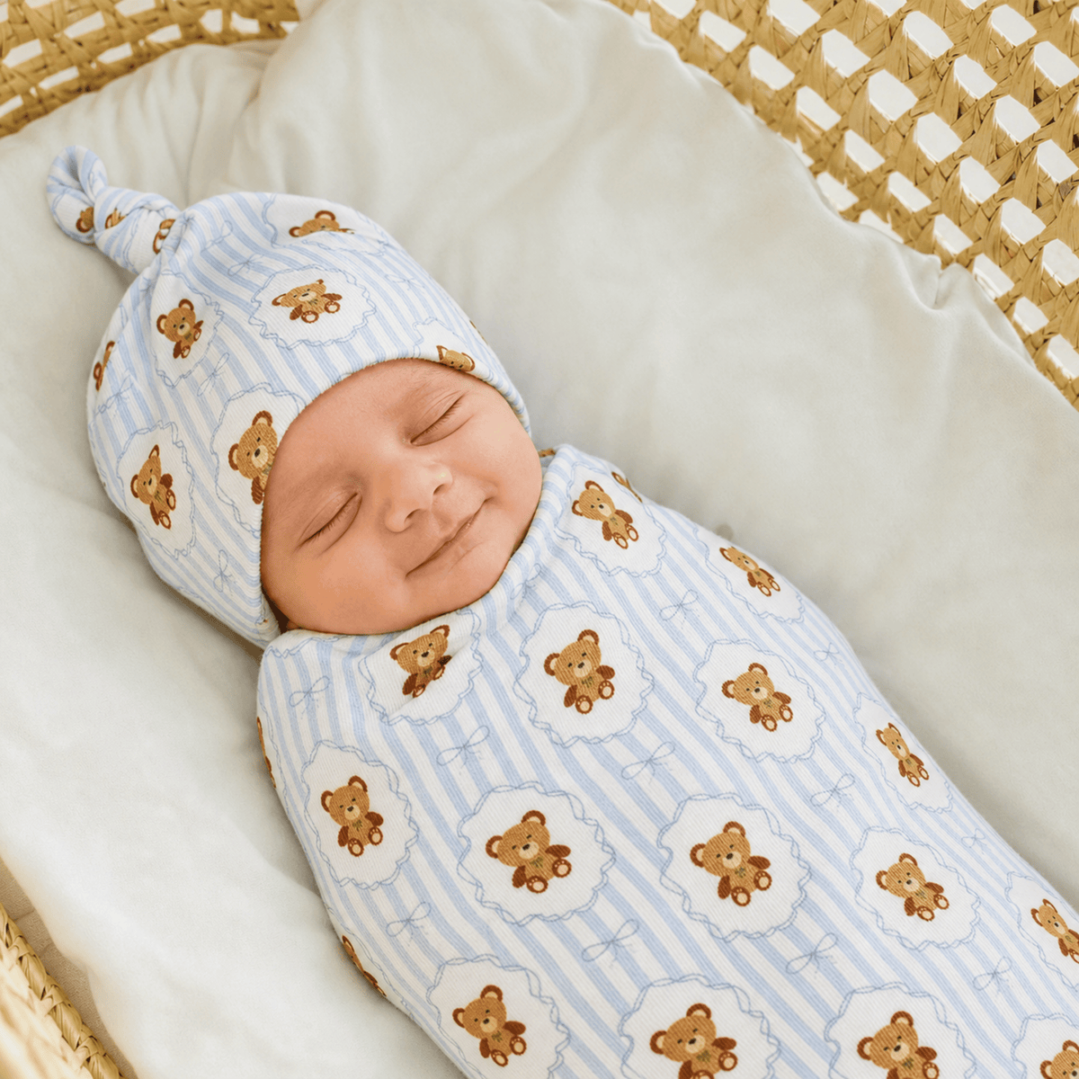 Teddy Tales Beanie (Baby boy hat)