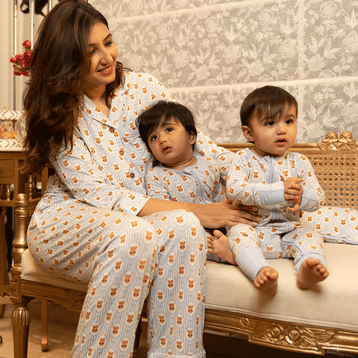 Teddy Tales  Long Sleeves Zipper