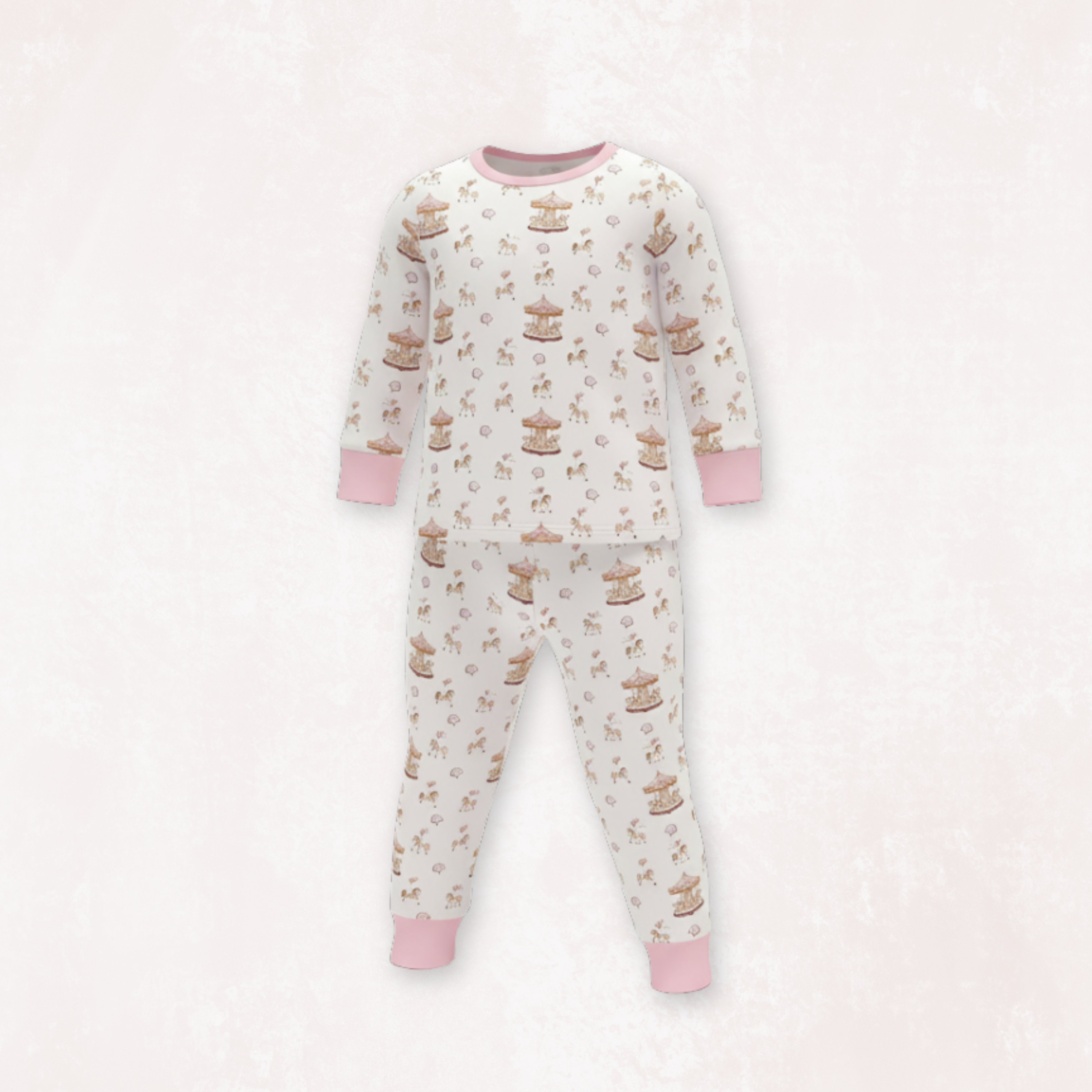 Carousel Rose Pajama Set