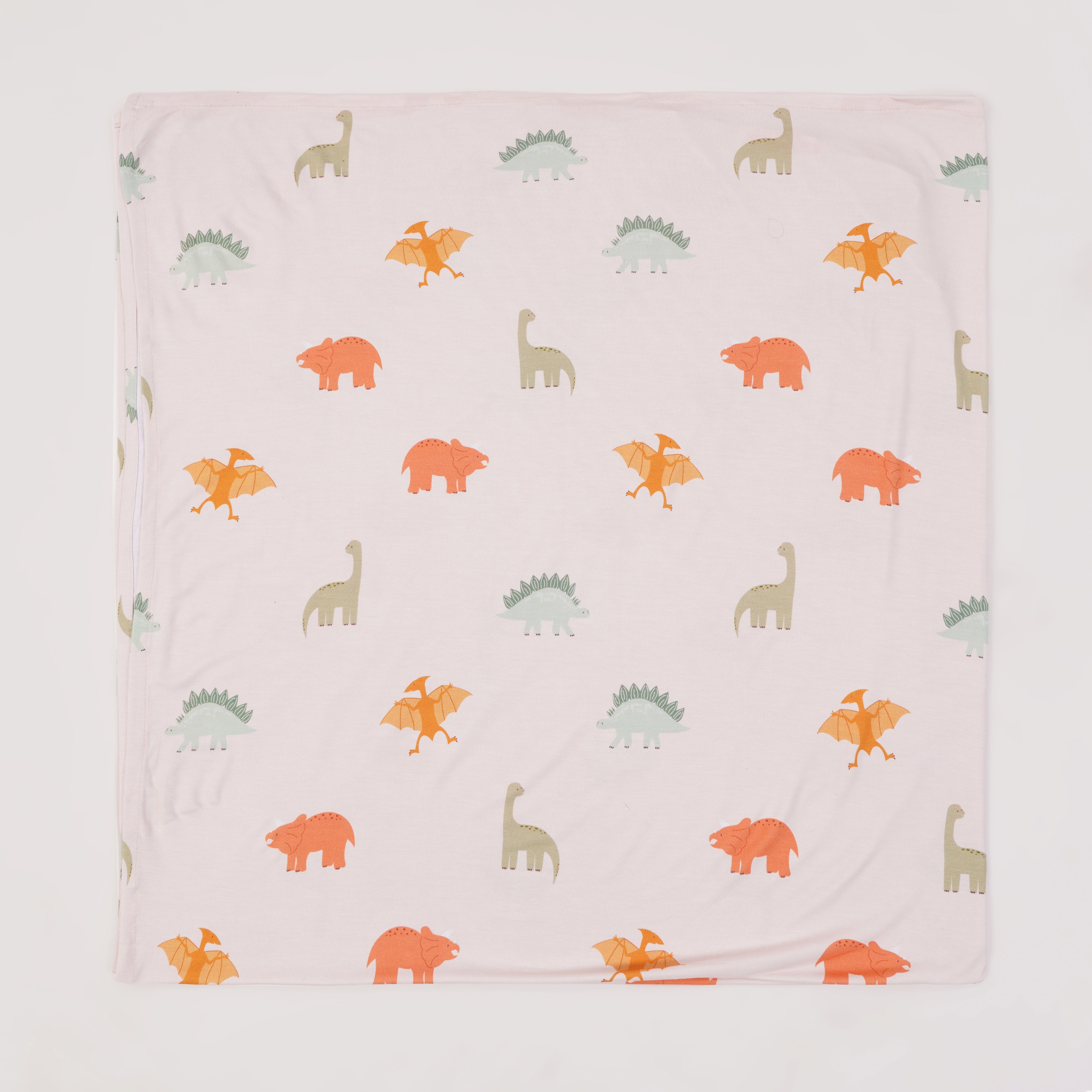 Dino Dreams Swaddle and Hat Set