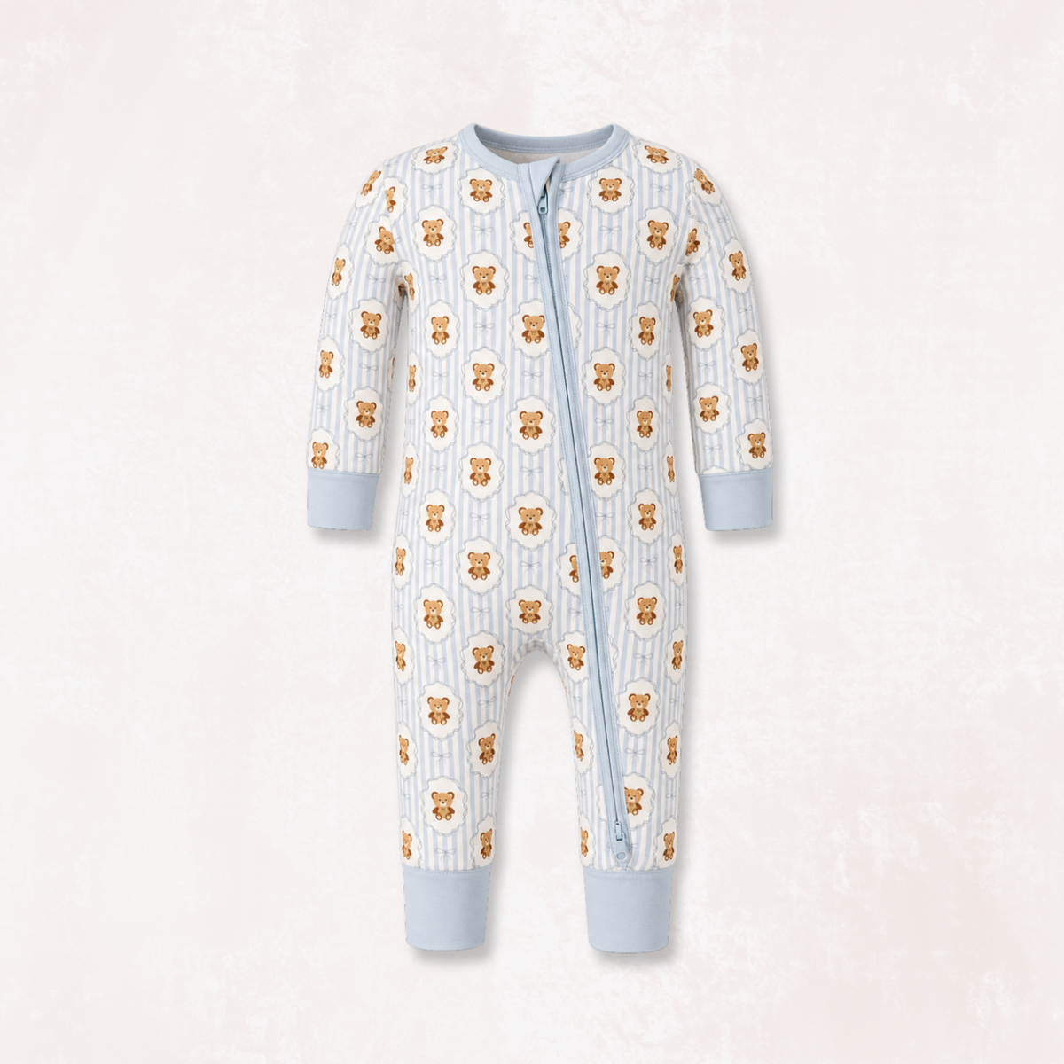 Teddy Tales  Long Sleeves Zipper